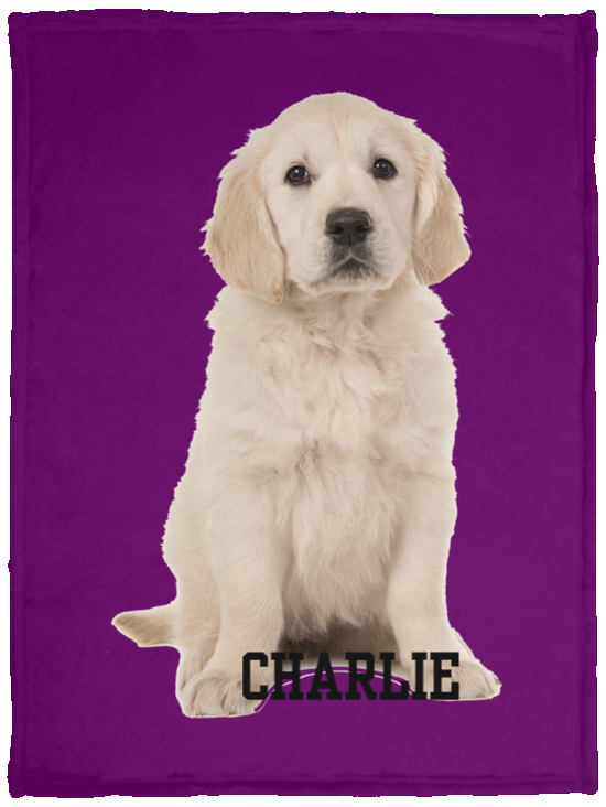 Personalized Pet VPS Cozy Plush Fleece Blanket - 30x40