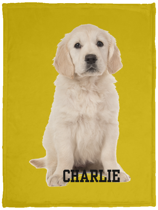 Personalized Pet VPS Cozy Plush Fleece Blanket - 30x40