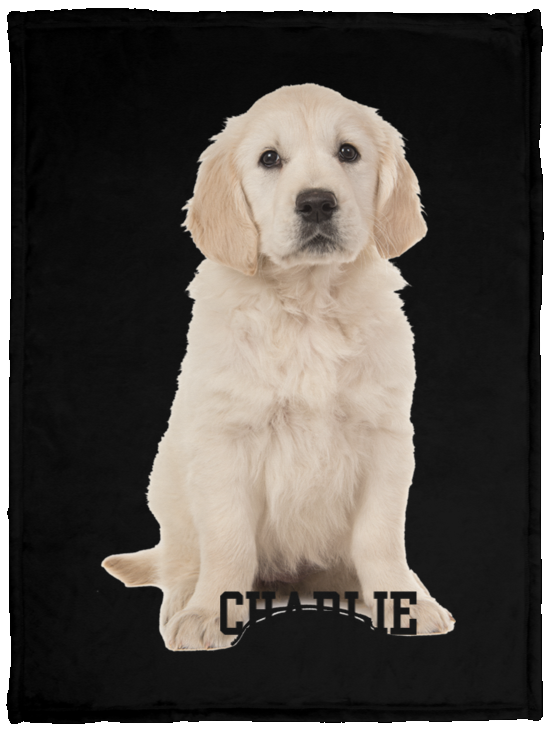 Personalized Pet VPS Cozy Plush Fleece Blanket - 30x40