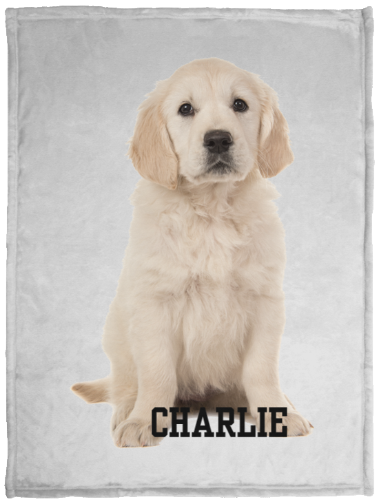 Personalized Pet VPS Cozy Plush Fleece Blanket - 30x40