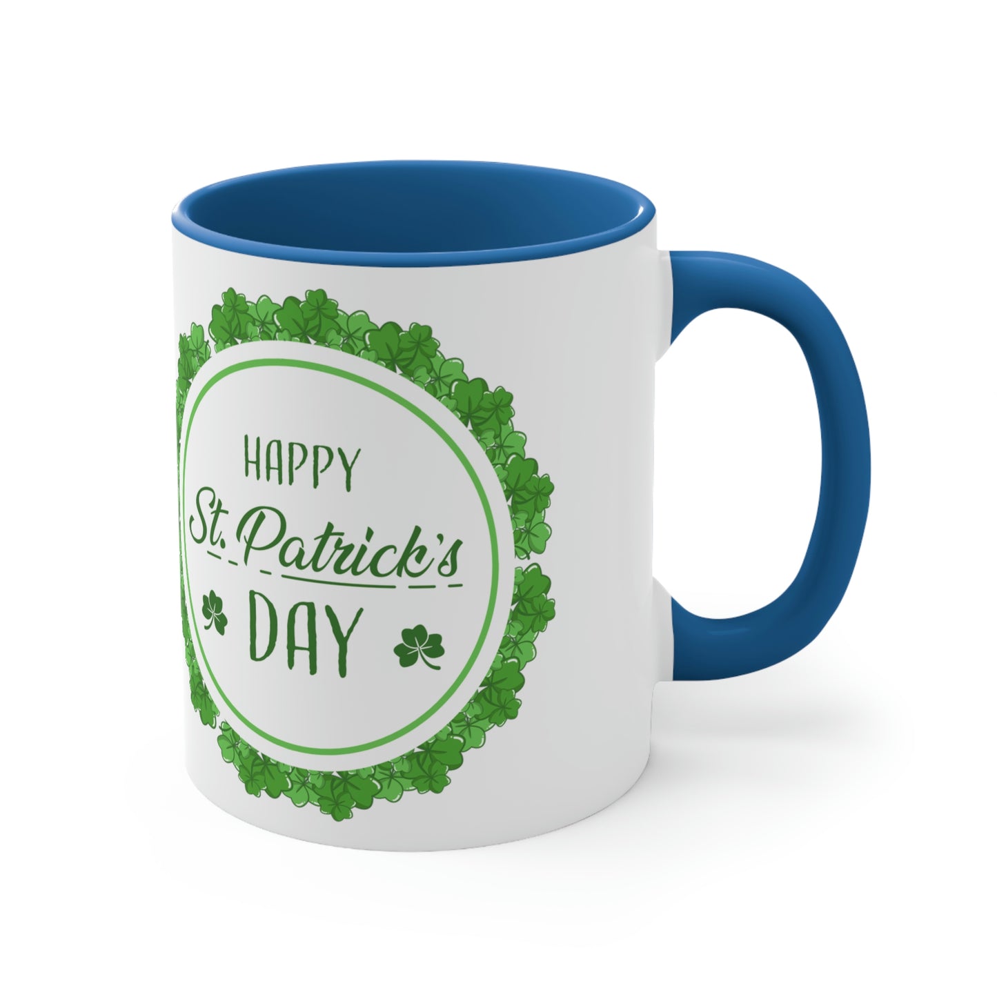 Happy St Patrick's Day Accent Coffee Mug, 11oz