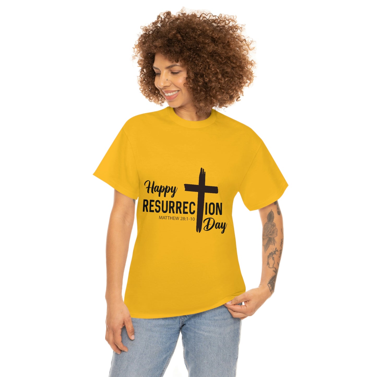 Happy Resurrection Day Unisex Heavy Cotton Tee