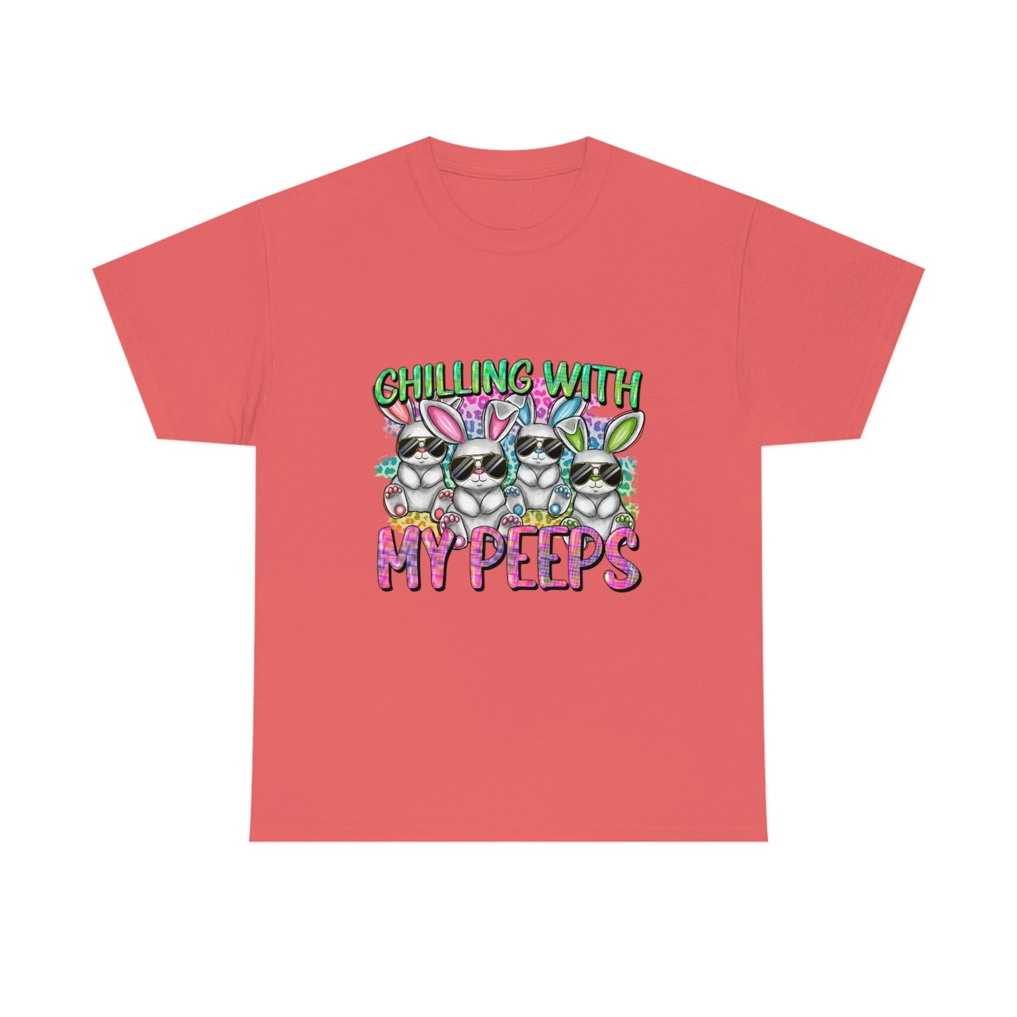 Chillin With My Peeps Unisex Heavy Cotton Tee