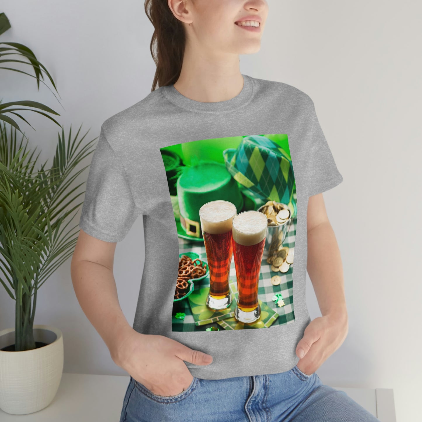 St Patrick's Black Unisex Jersey Short Sleeve Tee