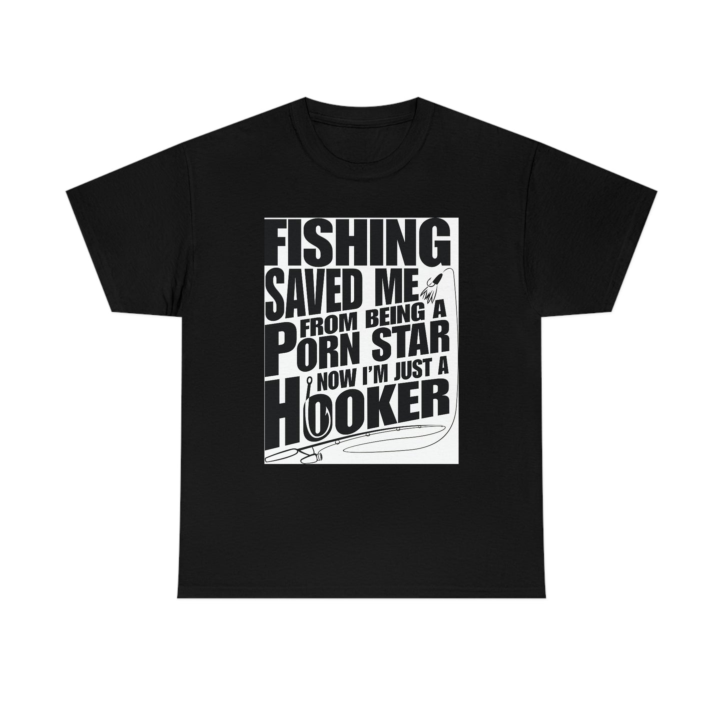 Fishing Save Me Unisex Heavy Cotton Tee