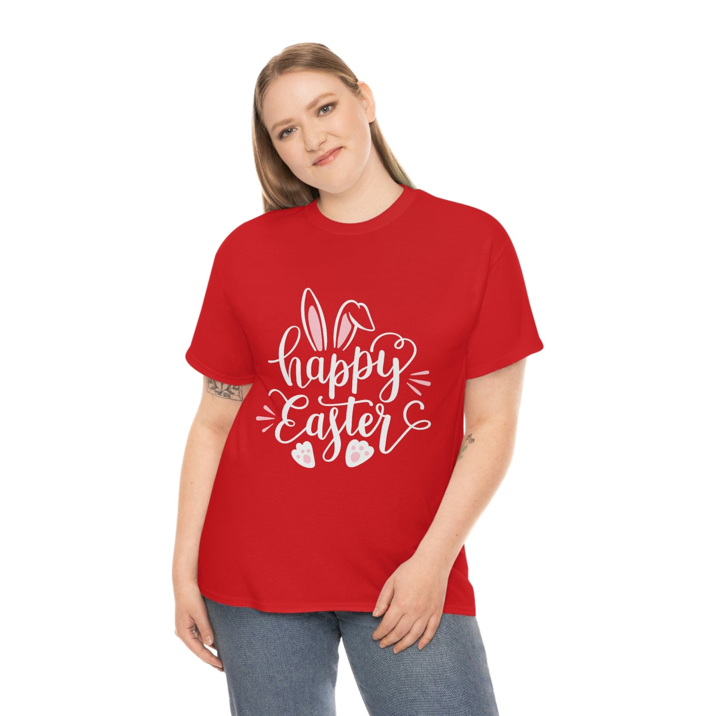 Happy Easter Bunny Unisex Heavy Cotton Tee