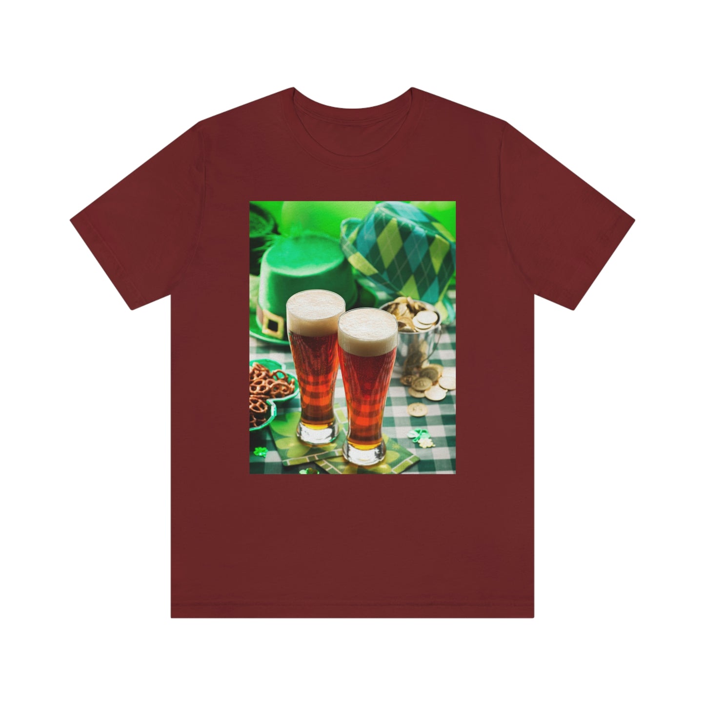 St Patrick's Black Unisex Jersey Short Sleeve Tee