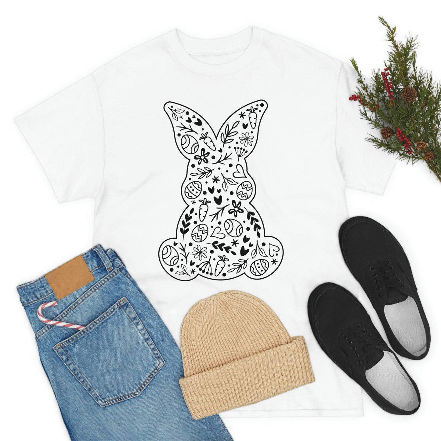 Easter Bunny Unisex Heavy Cotton Tee