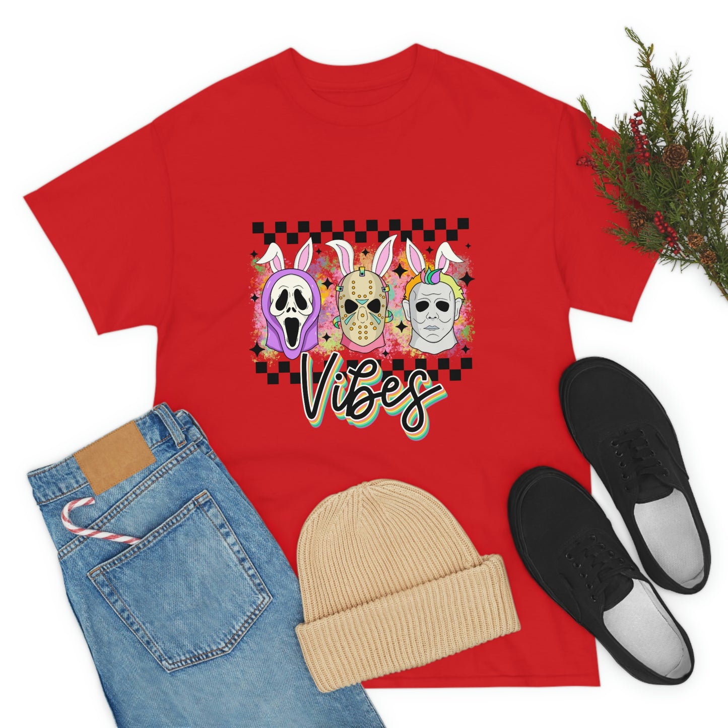 Horror Easter Vibes Unisex Heavy Cotton Tee