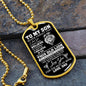 To My Son - Dog Tag