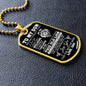 To My Son - Dog Tag