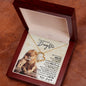 To My Beautiful Daughter  Love Dad Forever Love Necklace