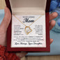 To My Loving Mom Love Always Your Daughter Forever Love Necklace