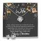To My Wife - Love Knot Earring & Necklace Set
