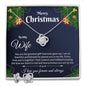 To My Wife - Love Knot Earring & Necklace Set