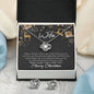 To My Wife - Love Knot Earring & Necklace Set