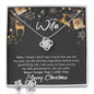 To My Wife - Love Knot Earring & Necklace Set