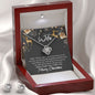 To My Wife - Love Knot Earring & Necklace Set