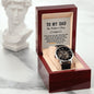 To My Dad Men's Openwork Watch