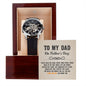 To My Dad Men's Openwork Watch