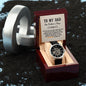 To My Dad Men's Openwork Watch