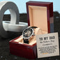 To My Dad Men's Openwork Watch