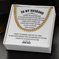 To My Husband - Cuban Link Chain