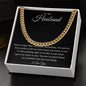 To My Husband Cuban Link Chain