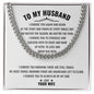 To My Husband - Cuban Link Chain