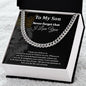 To My Son - Cuban Link Chain