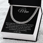 To My Man Cuban Link Chain