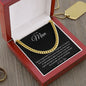 To My Man Cuban Link Chain