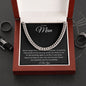 To My Man Cuban Link Chain