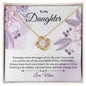 To My Daughter - Love Knot Necklace