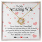 To My Amazing Wife - Love Knot Necklace