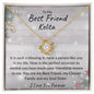 To My Best Friend - Love Knot Necklace