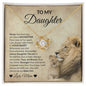To My Daughter - Love Knot Necklace