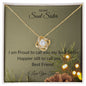 To My Soul Sister - Love Knot Necklace