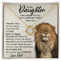 To My Daughter Love Dad - Love Knot Necklace