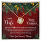 To My Wife - Love Knot Necklace