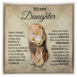 To My Daughter Love Dad Love Knot Necklace