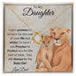 To My Daughter Love Dad - Love Knot Necklace
