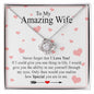 To My Amazing Wife - Love Knot Necklace