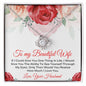 To My Beautiful Wife - Love Knot Necklace