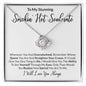 To My Stunning Smokin' Hot Soulmate Love Knot Necklace.