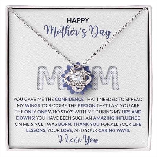 Happy Mother's Day I Love You Love Knot Necklace