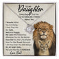 To My Daughter Love Dad - Love Knot Necklace