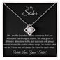 To My Sister - Love Knot Necklace
