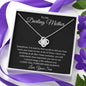 To My Darling Mother Love Knot Necklace