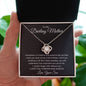 To My Darling Mother Love Knot Necklace